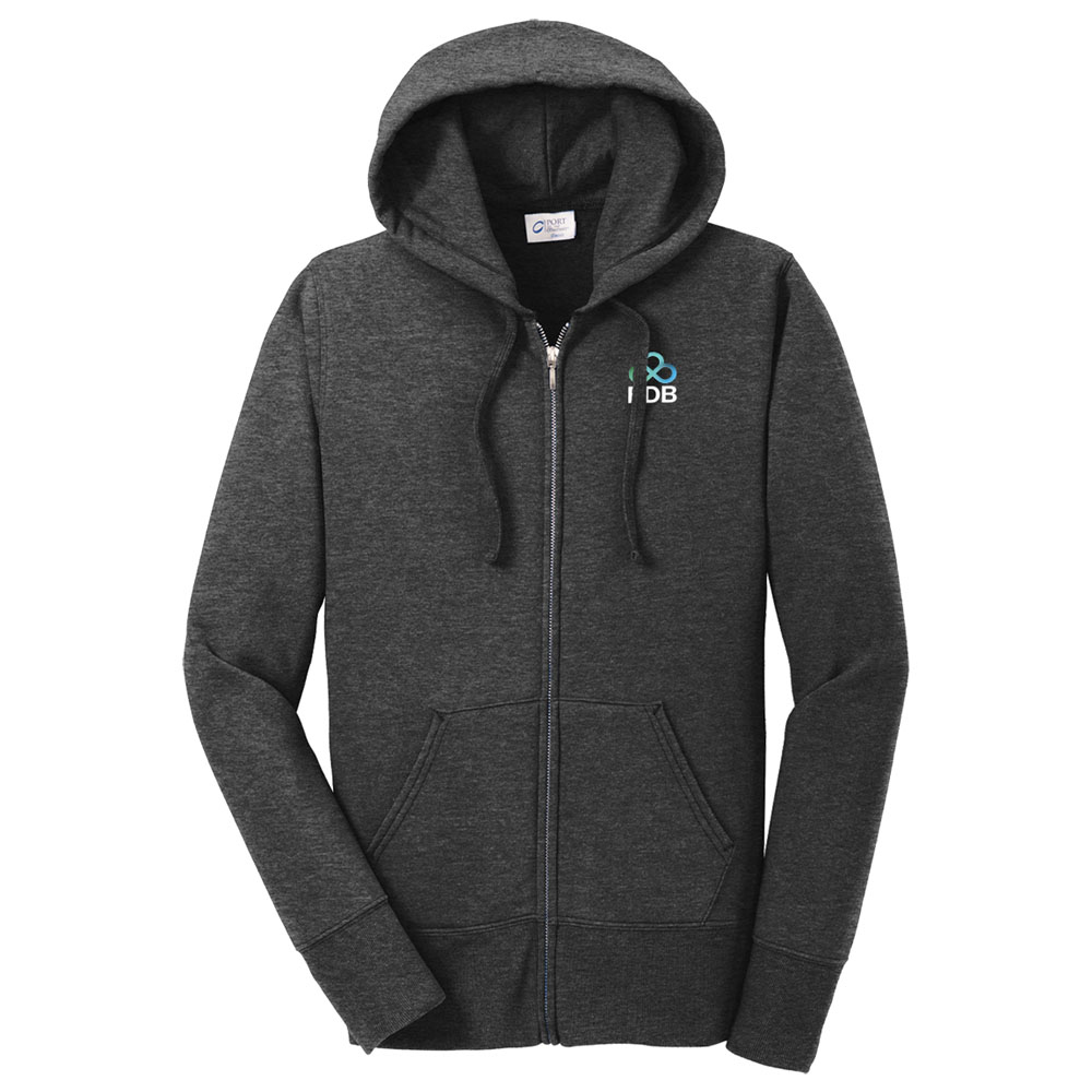 Ladies Core Fleece Full-Zip Hooded Sweatshirt
